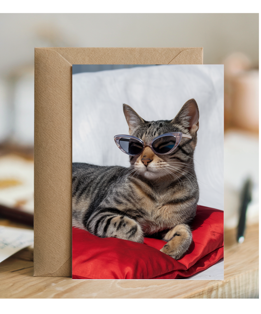 Cat in Cat-Eye Shades