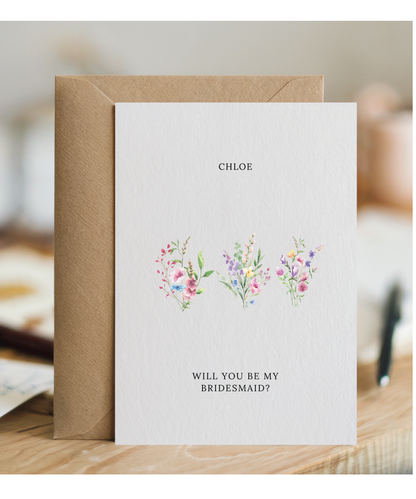 Perso will you be my bridesmaid