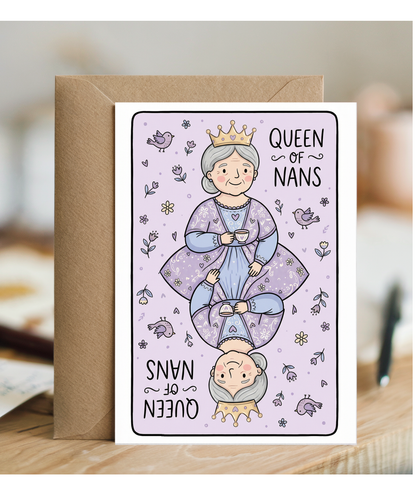 Queen of nans mother's day Happy Birthday