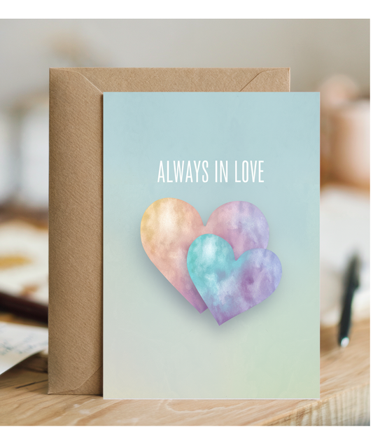 Anniversary Card for husband wife Always in Love