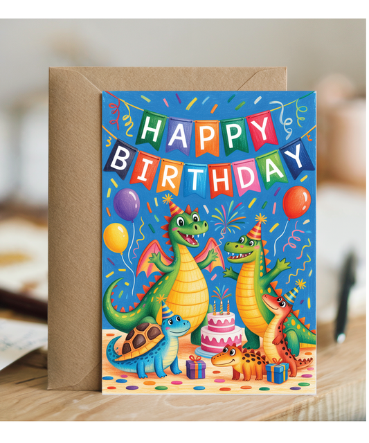 Happy birthday dragon and friends