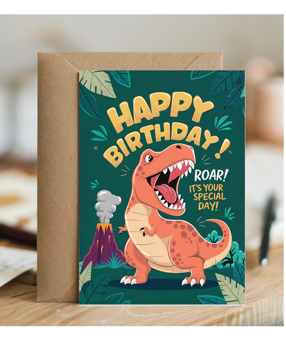 happy birthday! Roar, it's your special day