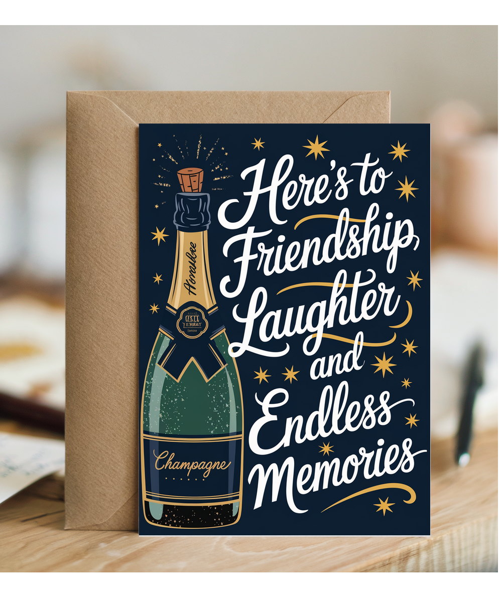 Here’s to Friendship Laughter and Endless Memories