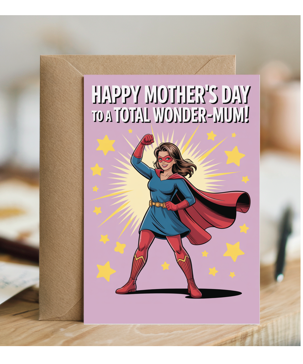 happy mother's day to a total wonder-mum