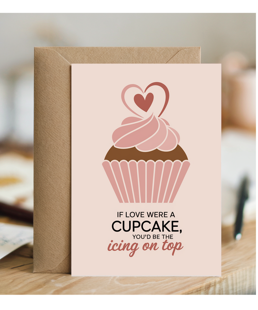 Anniversary card for husband Wife the Icing on Top
