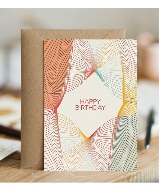 Overlapping Curves in Bright Colors