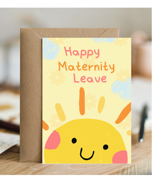 Happy Maternity sunshine doodle