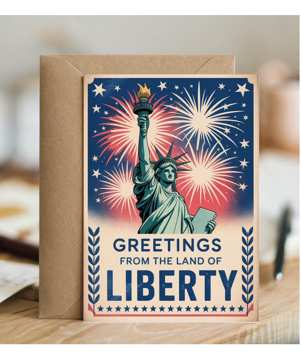 Greetings from the land of liberty firworks