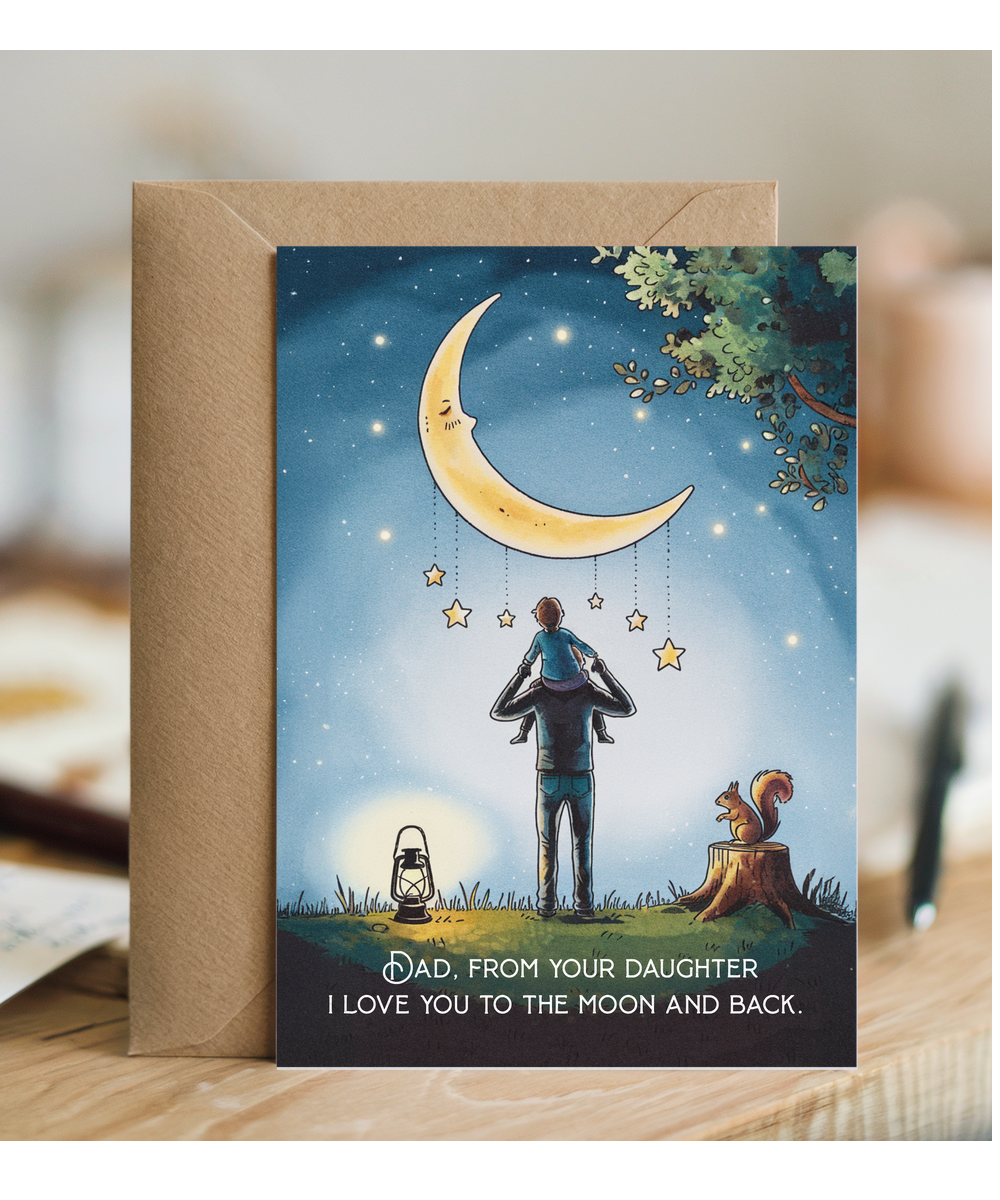 Dad From Your Daughter Moon