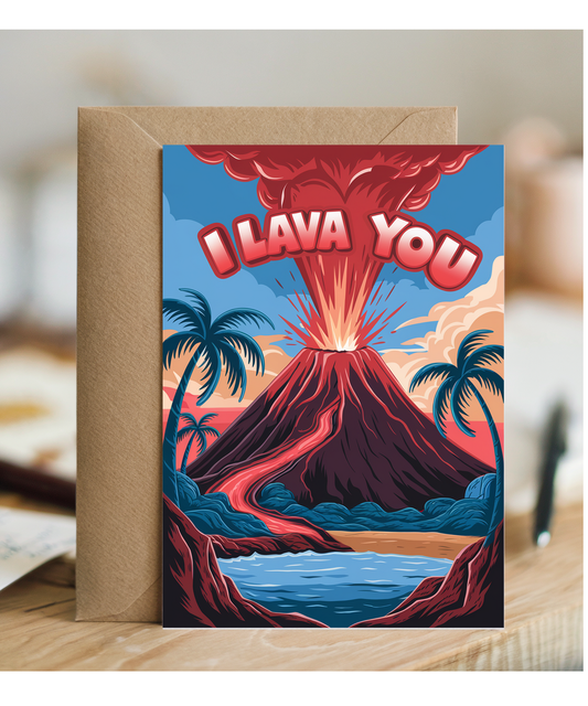 I lava you Greeting Card
