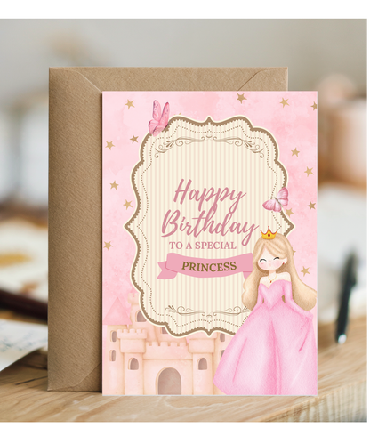 happy birthday card, to a special princess