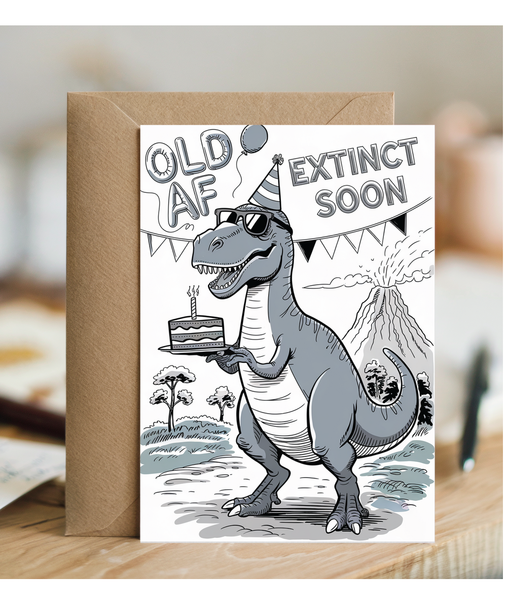 extinct dino you're old af