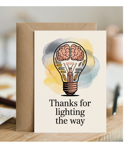 Thank you for always lighting the way lightbulb