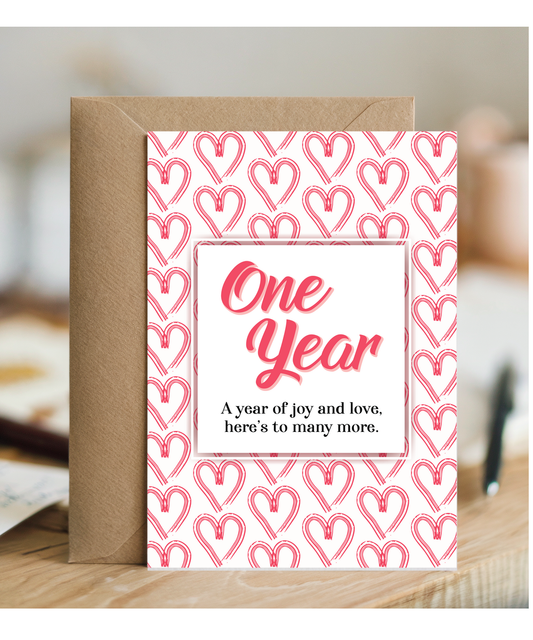 one year, a year of joy and love