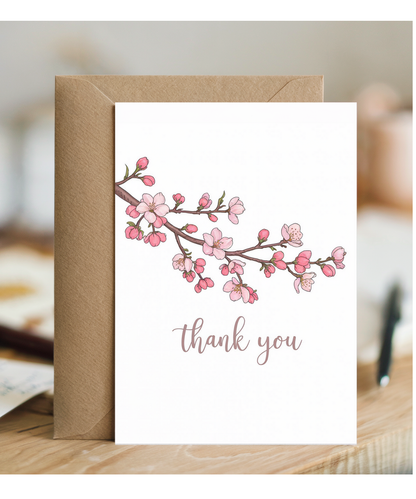 Thank You - Peach Blossom Branch