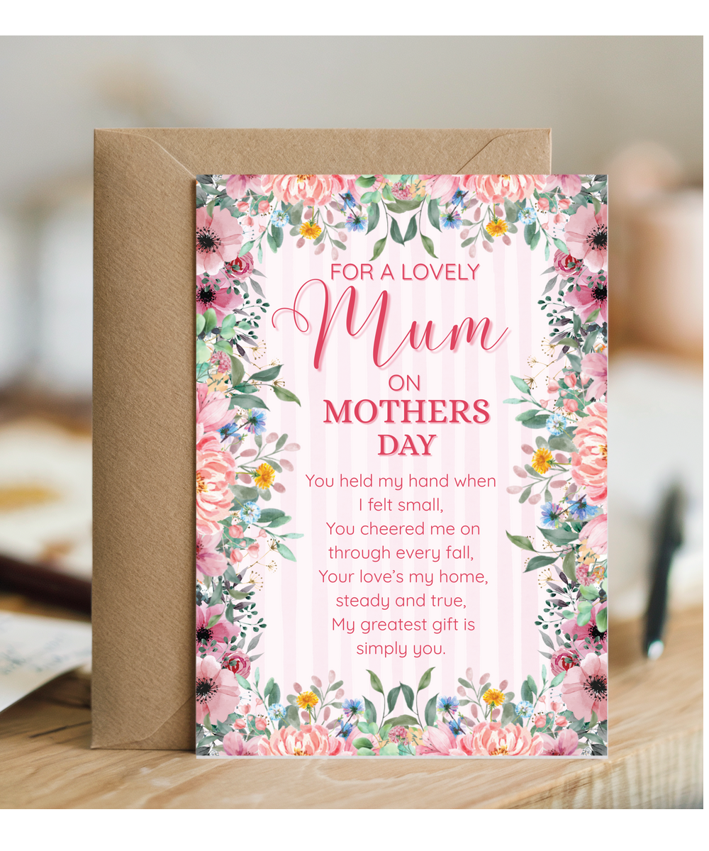 For a lovely mum on mothers day