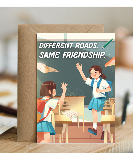 Different roads, same friendship