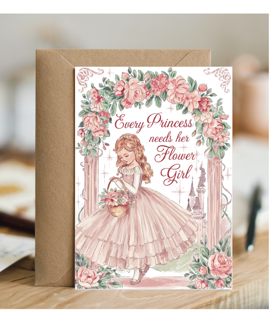 every princess needs her flowerg girl