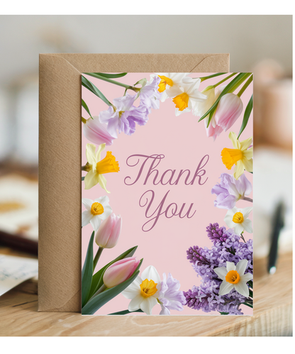 Thank You - Mixed Spring Blooms