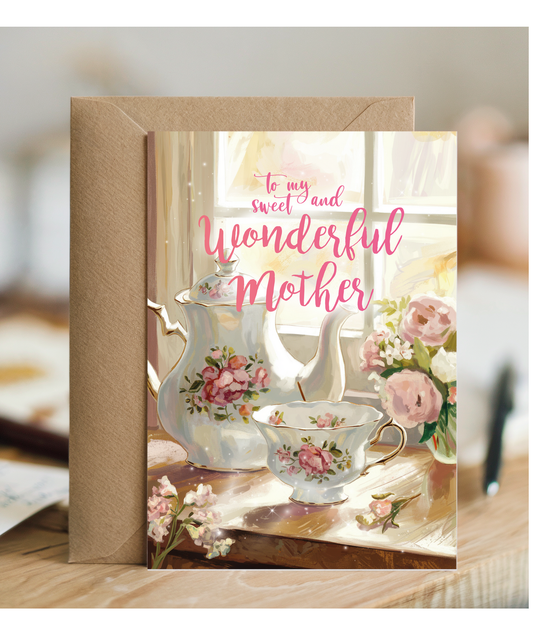 To My Sweet and Wonderful Mother Afternoon Tea
