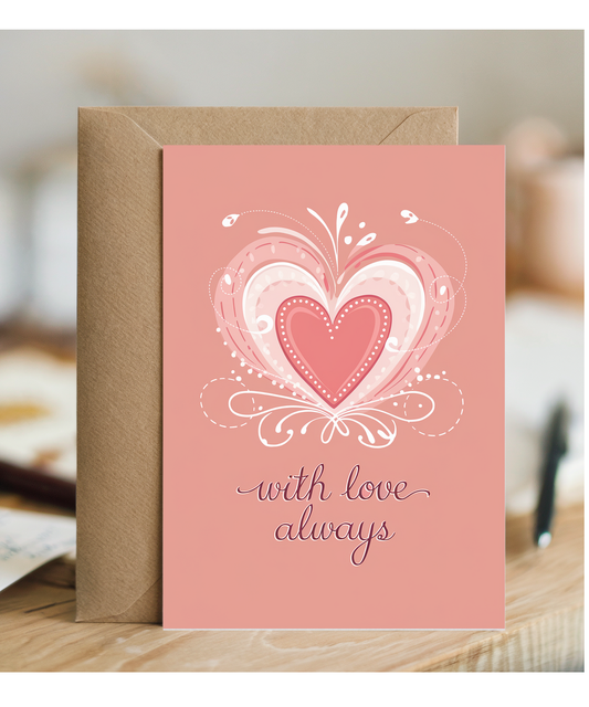 Anniversary Card for husband wife With Love Always