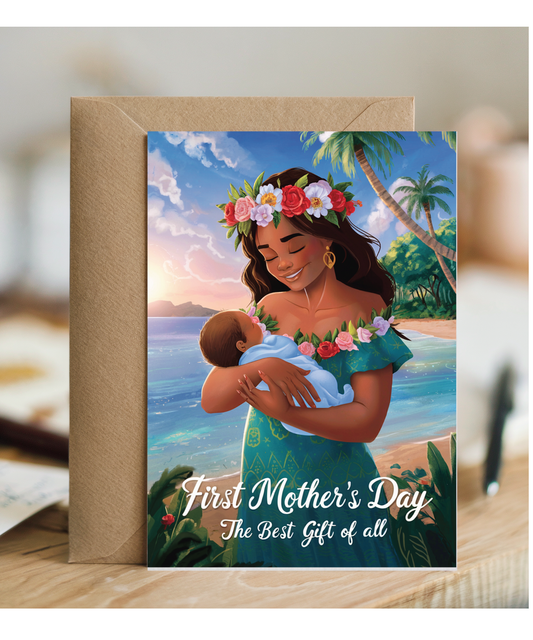 first mother's day, the best gift of all Pacific Islander mother