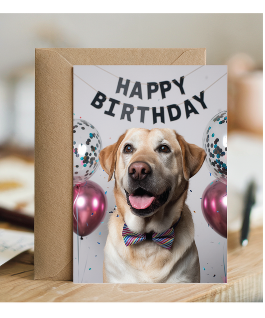 Golden Labdrador Happy birthday