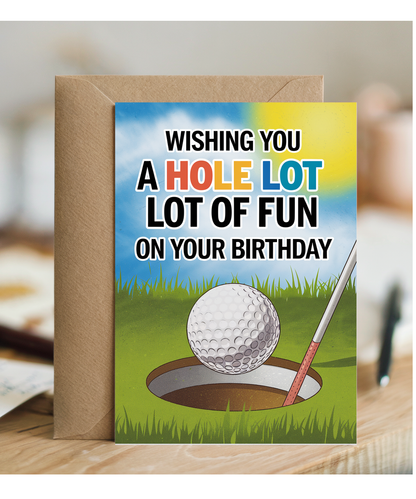 Wishing You a Hole Lot of Fun on Your Birthday