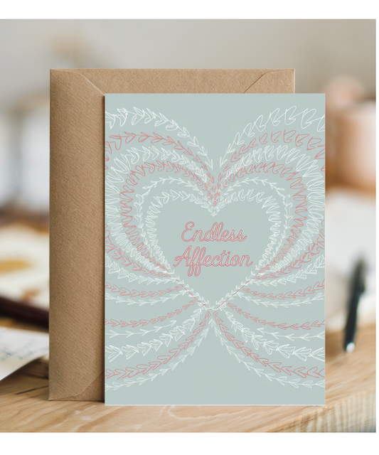 Anniversary Card for husband wife Endless Affection