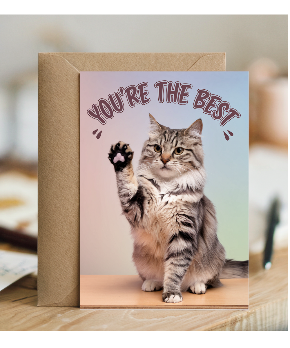 You're the Best with Cat Giving a High Five