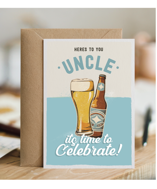 Heres to You Uncle Retro Beer