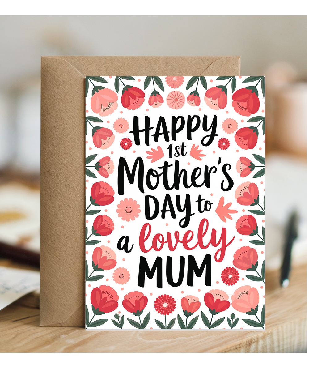 happy 1st mother's day to a lovely mum