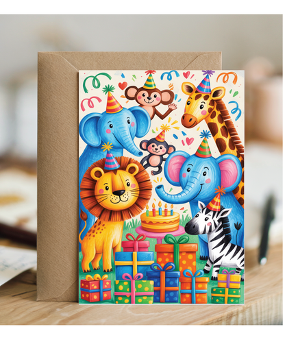 Kids birthday safari animal party