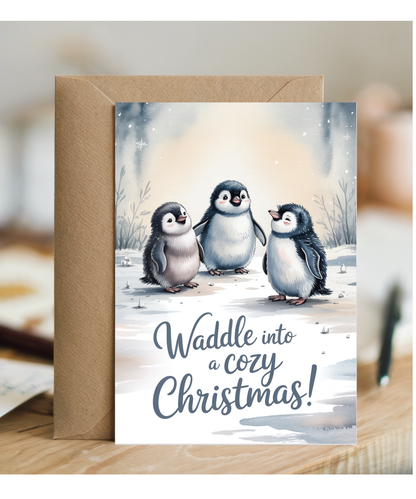 Waddle into a cozy Christmas