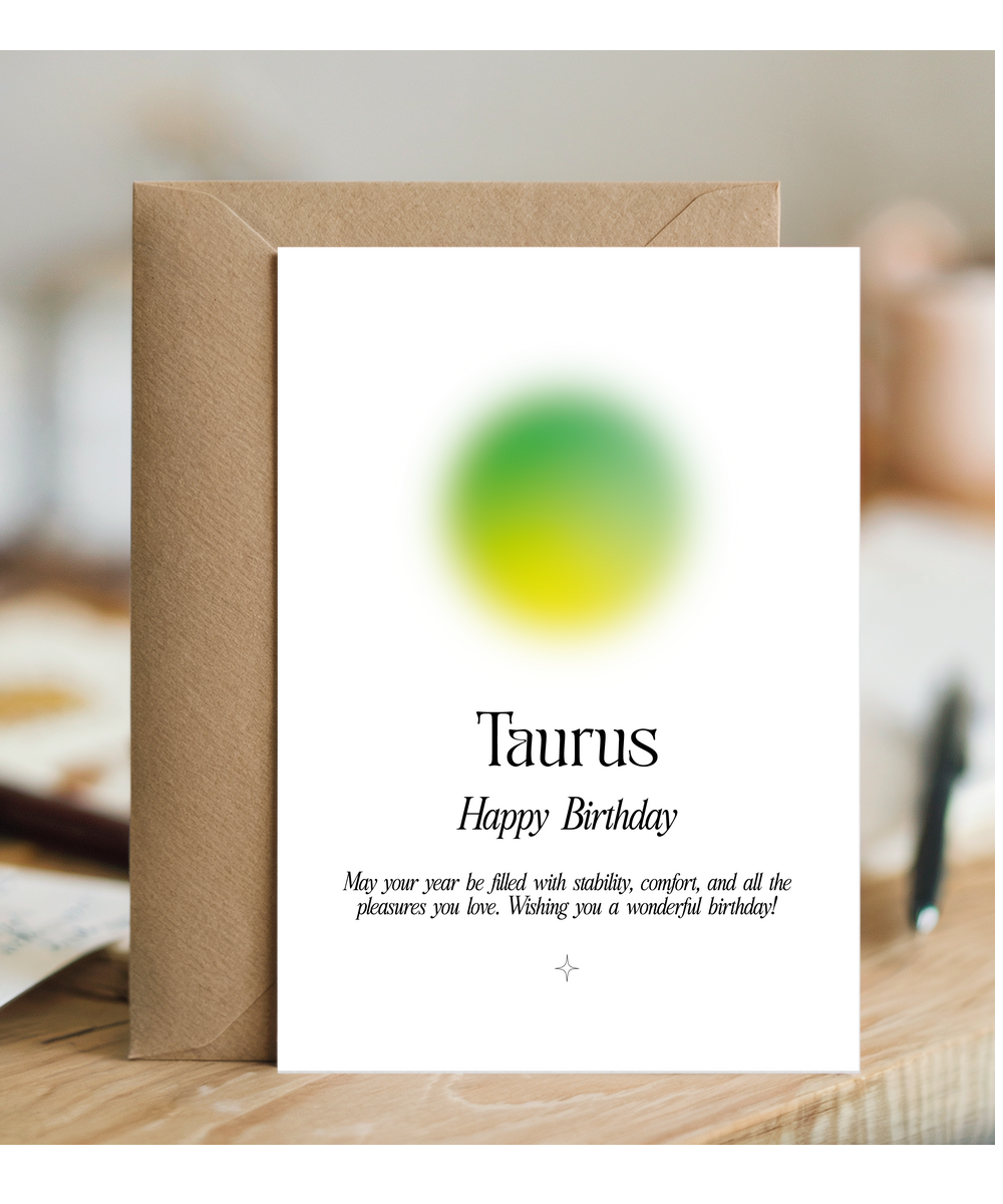 Happy Birthday Taurus Star Sign