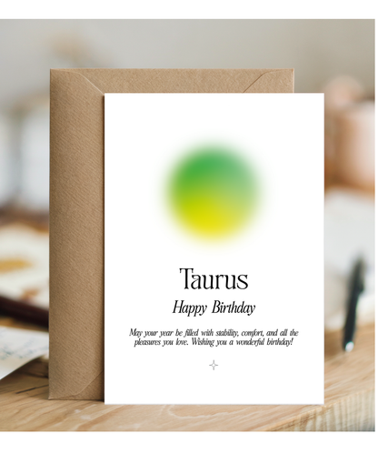 Happy Birthday Taurus Star Sign