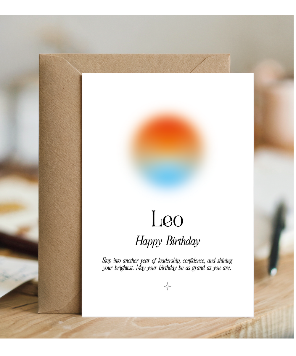 Happy Birthday Leo Star Sign