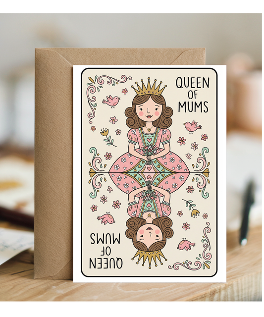 Queen of mums mother's day Happy Birthday