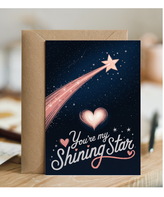 You’re my shining star Greeting Card
