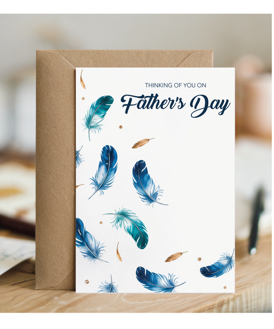 father's day thinking of you feathers