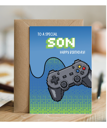 To a special son, happy birthday gaming