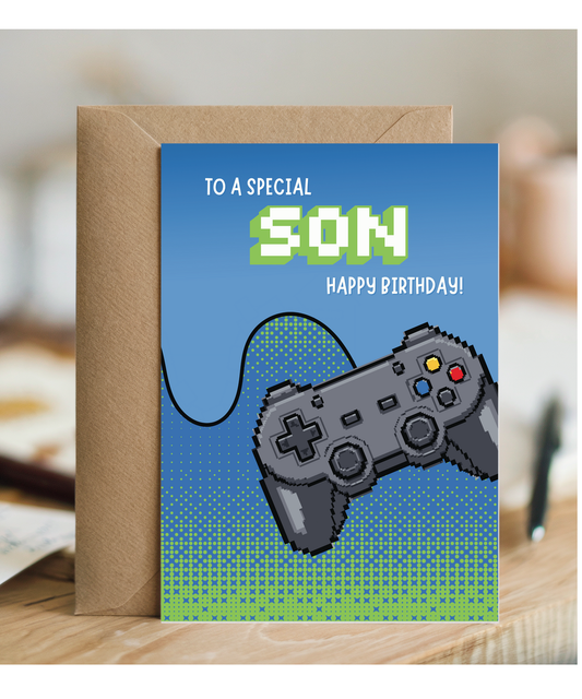 To a special son, happy birthday gaming