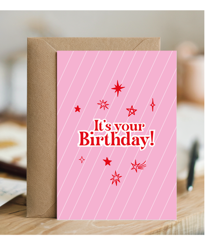 Its Your Birthday Pink and Girly