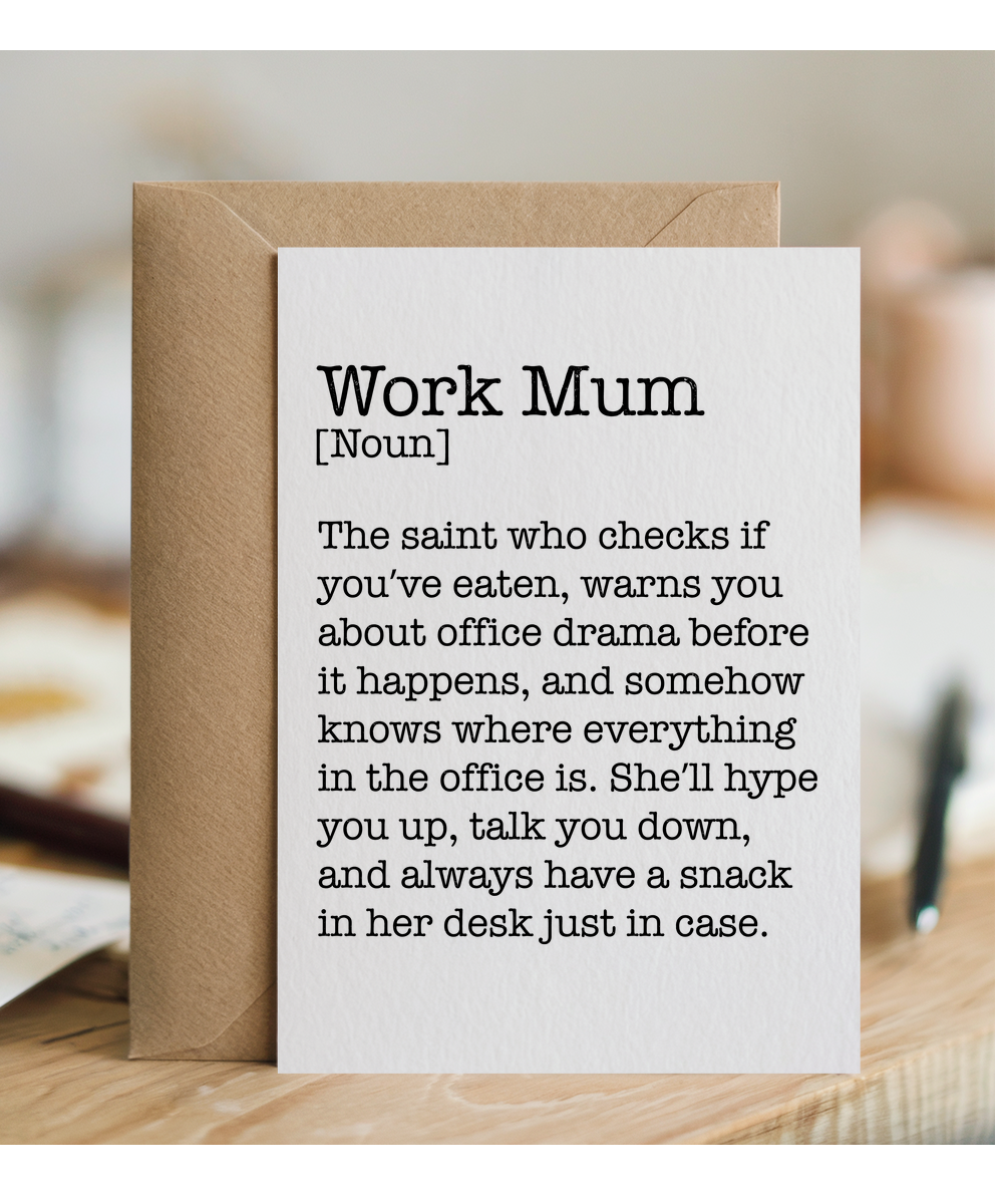 Work Mum Noun
