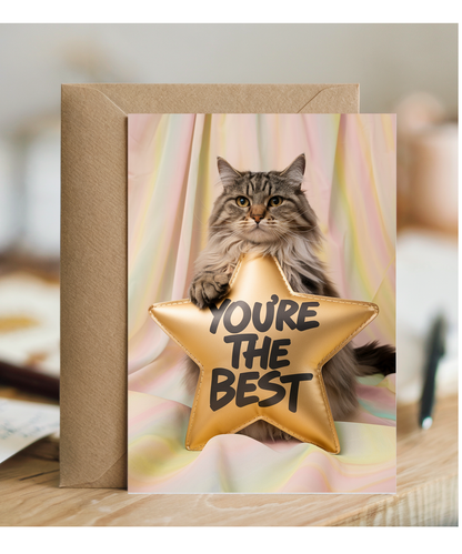 You're the Best with Cat with a Gold Star