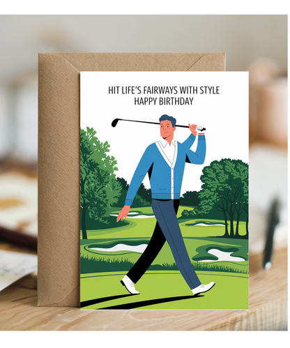 Hit Life’s Fairways with Style Happy Birthday