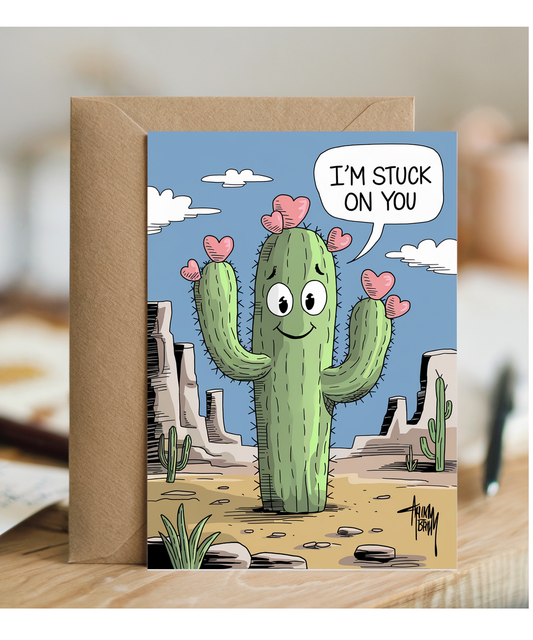 I’m stuck on you Greeting Card