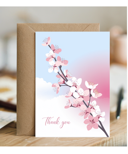 Thank You - Spring Blossom Branch