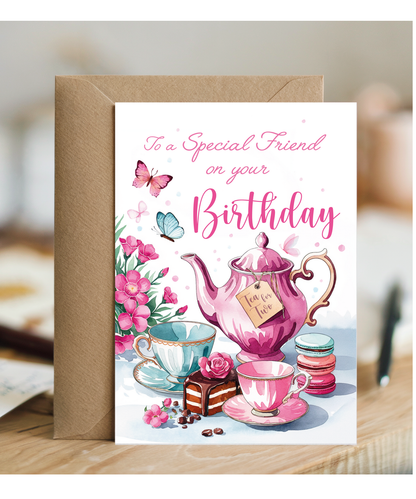 To a Special Friend on Your Birthday Regal