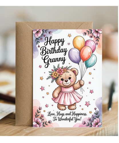 happy birthday GRANNY, love, hugs and happiness, to wonderful YOU